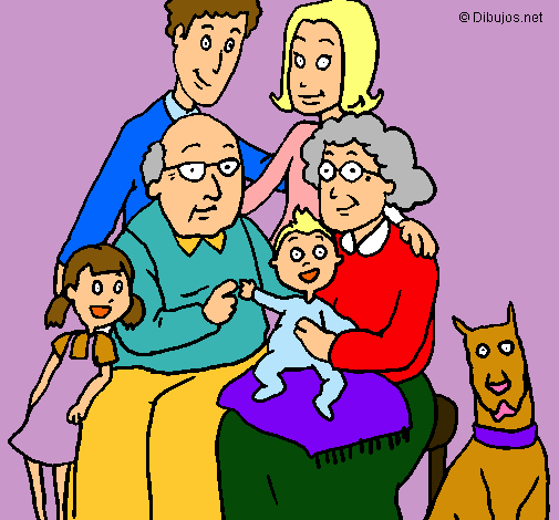 Dibujo Familia pintado por cupiguay