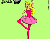 Dibujo Barbie bailarina de ballet pintado por gemma789014