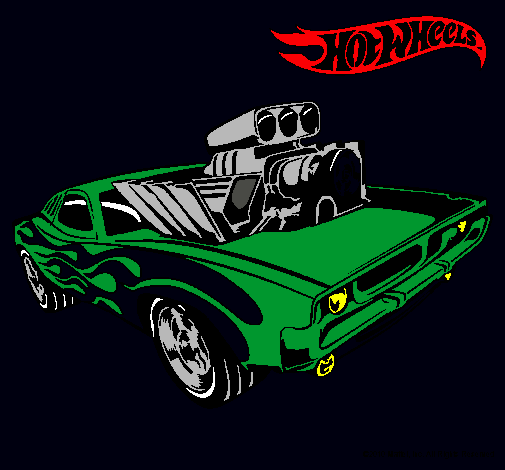 Dibujo Hot Wheels 11 pintado por iridia