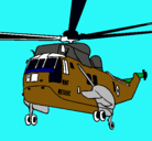 Dibujo Helicóptero al rescate pintado por jfcp