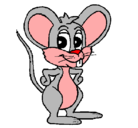 Dibujo Ratón pintado por agto