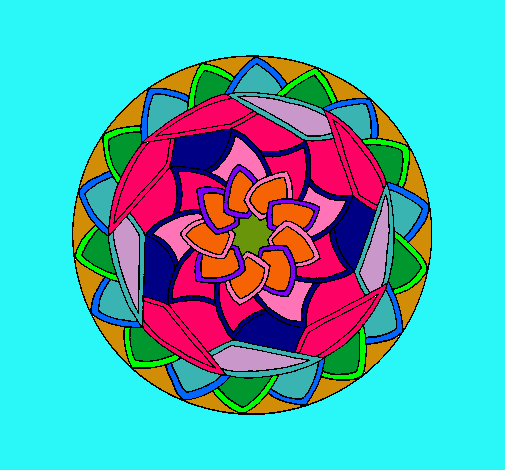 Dibujo Mandala 1 pintado por anthonyeto