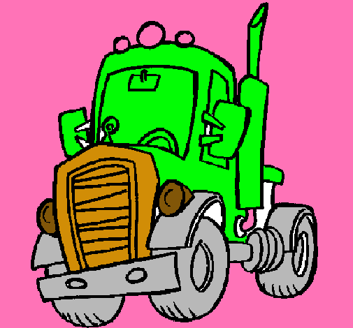 Dibujo Tractor pintado por ALEXrojas2006