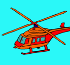 Dibujo Helicóptero  pintado por juanjuan12