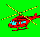 Dibujo Helicóptero  pintado por alvarito