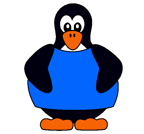 Dibujo Pingüino pintado por litzzy