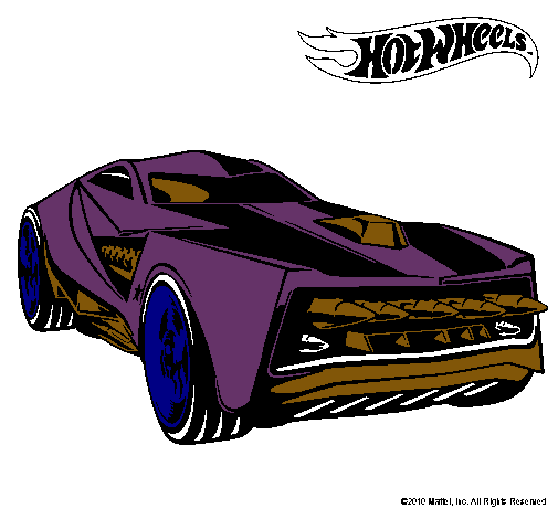 Dibujo Hot Wheels 12 pintado por emilo