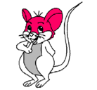 Dibujo Ratón pintado por maryanny