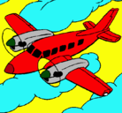 Dibujo Avioneta pintado por nnnnm