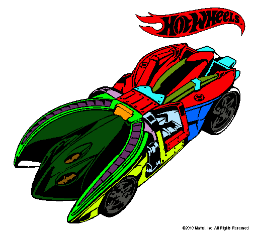 Dibujo Hot Wheels 7 pintado por emilo