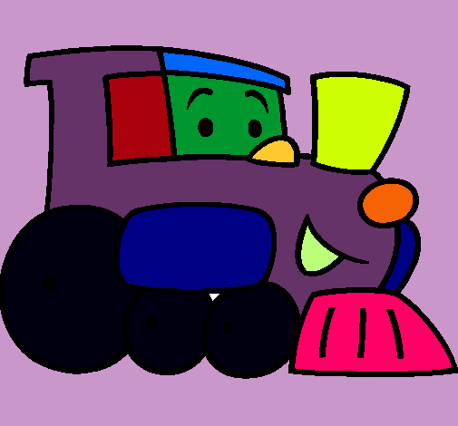 Dibujo Tren pintado por jeancarlos