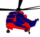 Dibujo Helicóptero al rescate pintado por juanjuan12