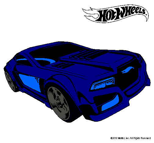 Dibujo Hot Wheels 5 pintado por janneth