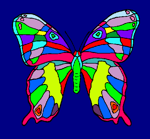 Dibujo Mariposa pintado por nikna