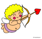 Dibujo Cupido pintado por luciathebest