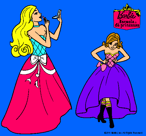 Dibujo De Barbie En Clase De Protocolo Pintado Por Kelita En Dibujos