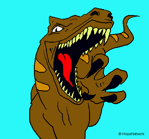 Dibujo Velociraptor II pintado por edgar8