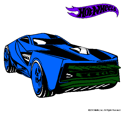 Dibujo Hot Wheels 12 pintado por emilo