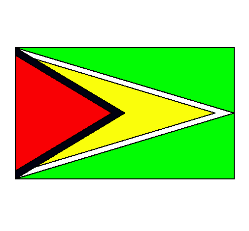 Dibujo Guyana pintado por brad