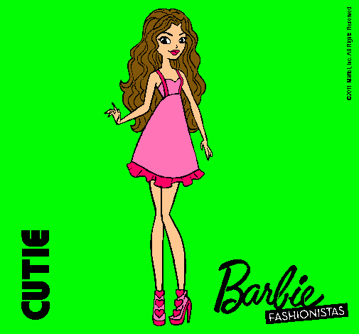 Dibujo Barbie Fashionista 3 pintado por marisol00