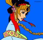 Dibujo Princesa china pintado por ALI448