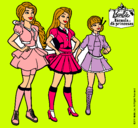 Dibujo Barbie y sus compañeros de equipo pintado por sheylit-w