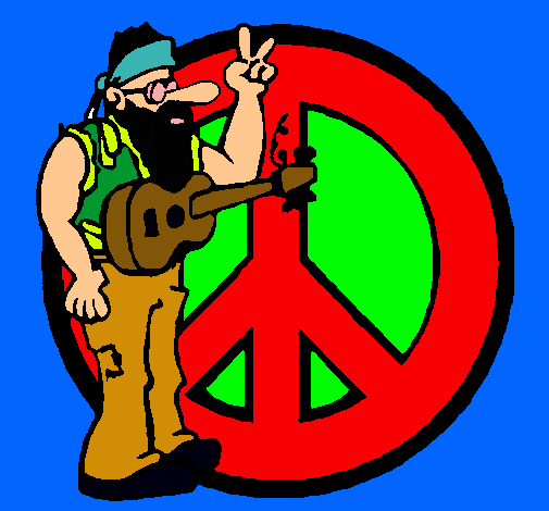 Dibujo Músico hippy pintado por deozmaiden