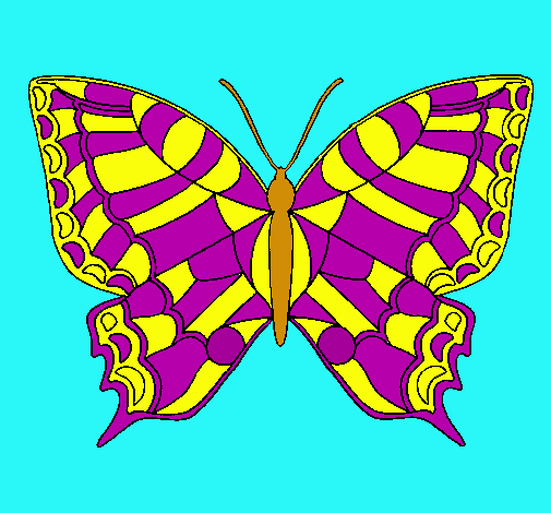 Dibujo Mariposa pintado por princessico