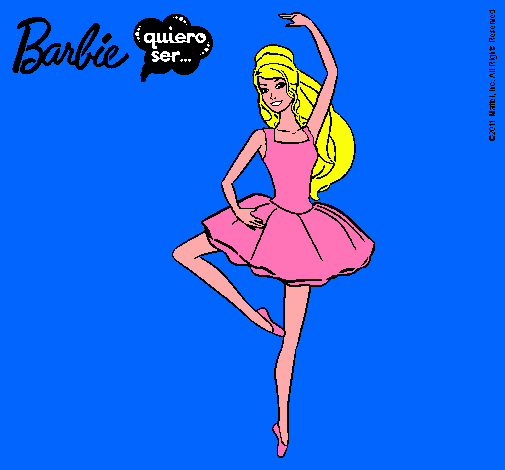 Dibujo Barbie bailarina de ballet pintado por lauritagar