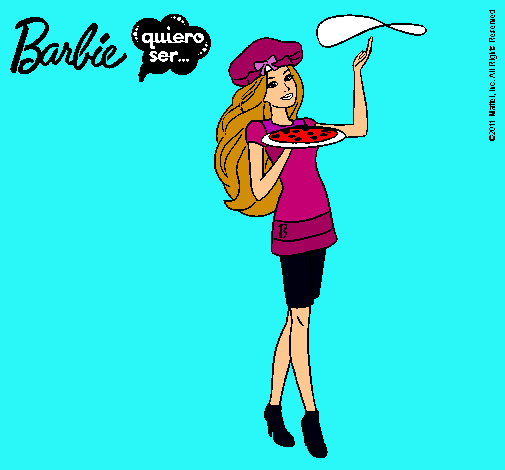 Dibujo Barbie cocinera pintado por MARBENLLY0