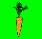 Dibujo zanahoria pintado por OOOOO