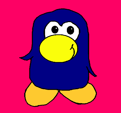 Dibujo Pingüino 2 pintado por meliz