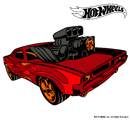 Dibujo Hot Wheels 11 pintado por 15amor