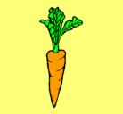 Dibujo zanahoria pintado por hanalarisa