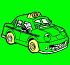Dibujo Herbie Taxista pintado por APBT