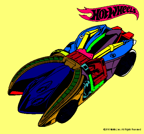 Dibujo Hot Wheels 7 pintado por jeancarlos