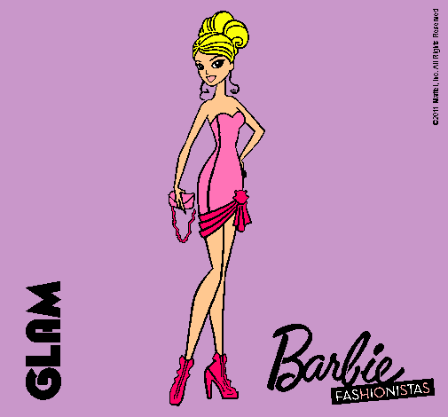 Dibujo Barbie Fashionista 5 pintado por  luzmaria