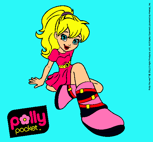 Dibujo Polly Pocket 9 pintado por rebe12