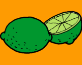 Dibujo limón pintado por ghavy