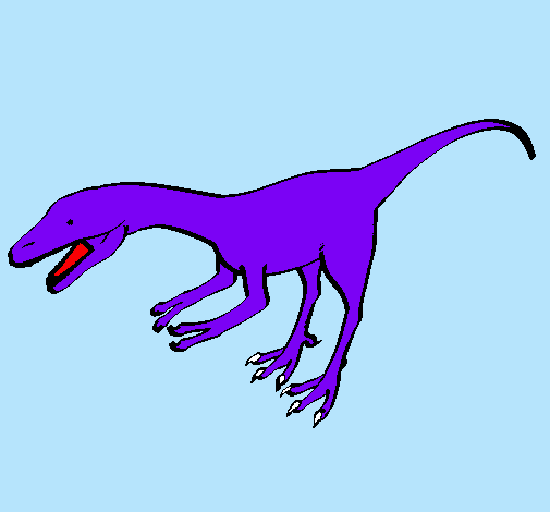 Dibujo Velociraptor II pintado por juanFer