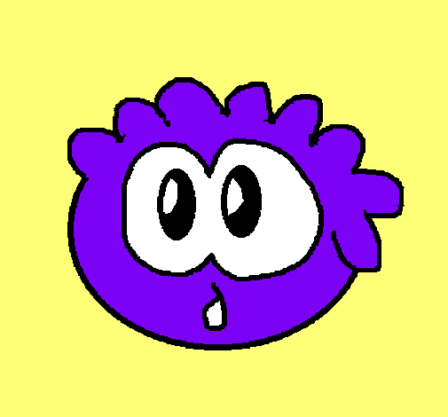 Dibujo Puffle 2 pintado por silvia8899