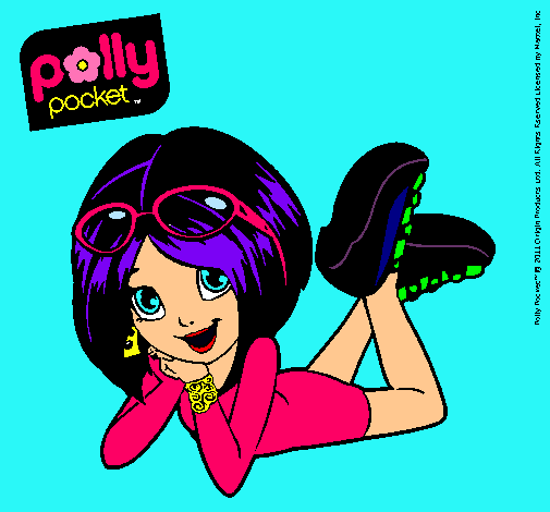 Dibujo Polly Pocket 13 pintado por rebe12