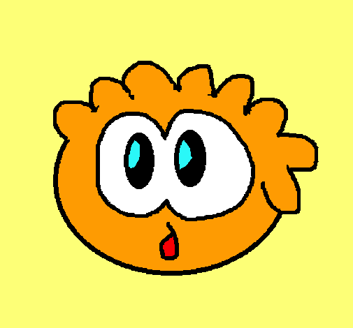 Dibujo Puffle 2 pintado por jajajeje