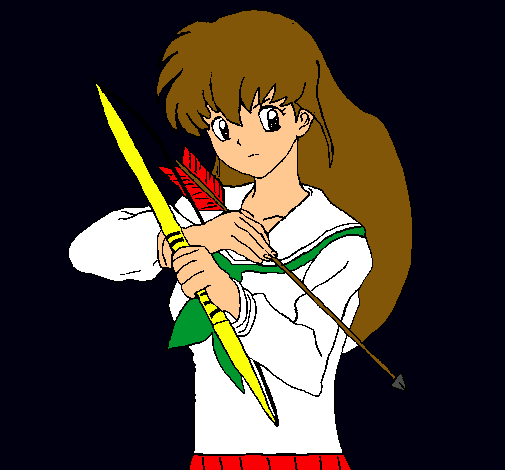 Dibujo Kagome pintado por Silver