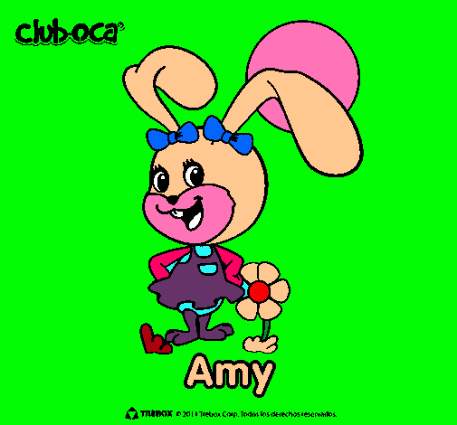 Dibujo Amy pintado por choche