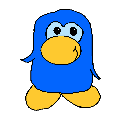 Dibujo Pingüino 2 pintado por princessico