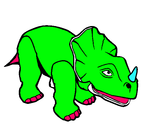 Dibujo Triceratops II pintado por minuca76