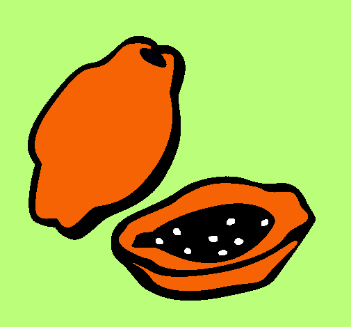 Dibujo Papaya pintado por lizbeth24