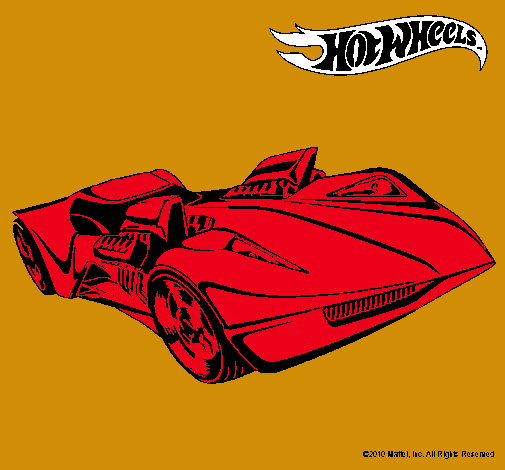 Dibujo Hot Wheels 4 pintado por marcos4