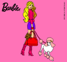 Dibujo Barbie elegante pintado por pris